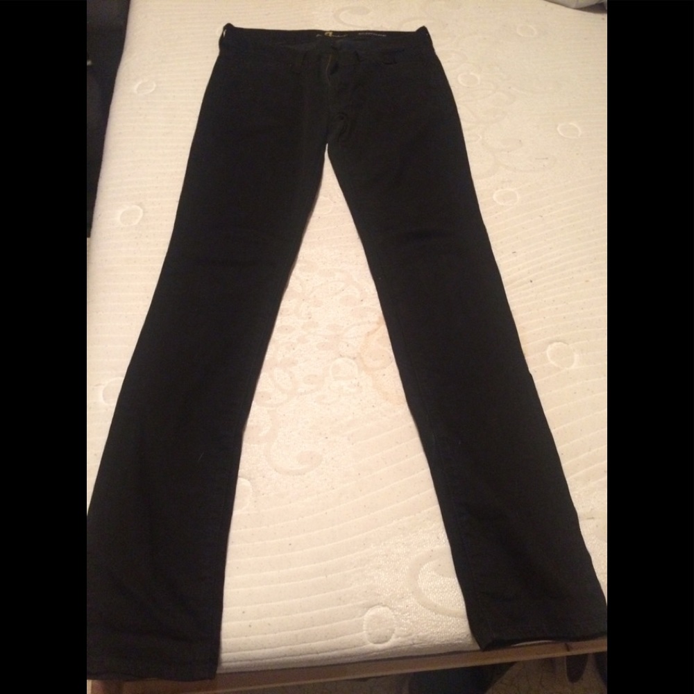 Black 7 for all mankind jeans